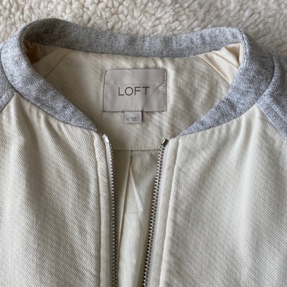 LOFT - Cream and grey jacket - Picture 6 of 11